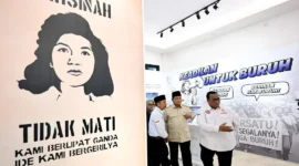 Presiden Prabowo Subianto meresmikan Museum Ibu Marsinah dan Rumah Singgah di Desa Nglundo, Kecamatan Sukomoro, Kabupaten Nganjuk, Sabtu (16/5/2026). (Foto: BPMI Setpres)