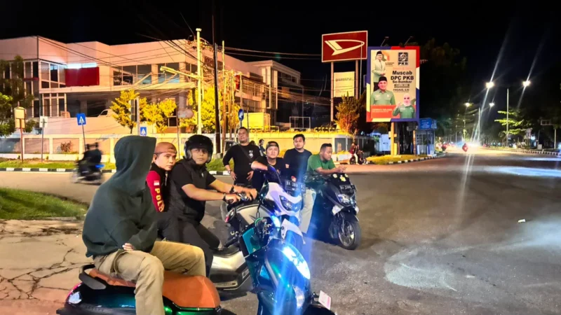 Polresta Padang menggelar Operasi KRYD berskala besar pada Kamis malam (14/5/2026) hingga Jumat dini hari (15/5/2026).  (Foto: Polresta Padang)