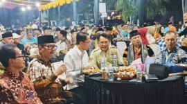 Bupati Padang Pariaman, John Kenedy Azis (JKA) menghadiri pelantikan DPD PKDP Kota Batam, Sabtu (2/5/2026) di Batam. (Foto: Diskominfo Padang Pariaman)