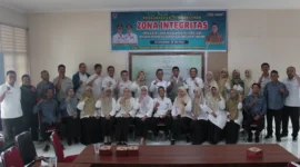 Dinas PKP Payakumbuh memperkuat reformasi birokrasi dengan mencanangkan pembangunan Zona Integritas menuju WBK dan WBBM), Selasa (6/5/2026). (Foto: MC Payakumbuh)