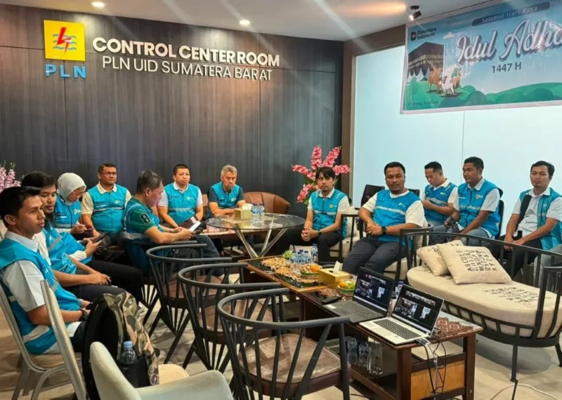 PT PLN UID Sumbar memastikan keandalan pasokan listrik tetap terjaga selama perayaan Hari Raya Iduladha 1447 H. (Foto: PLN UID Sumbar)
