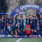 Para pemain PSG merayakan gelar juara Liga Champions 2025/2026. (Foto: IG @psg)