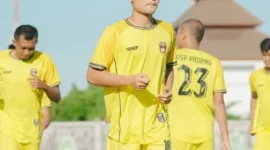 PSP Padang siap menghadapi Mataram Utama FC pada laga perdana Liga 4 Nasional Piala Presiden 2026 di Stadion Mandala Krida, Yogyakarta, Sabtu (30/5/2026) sore. (Foto: FB Diskominfo Padang)