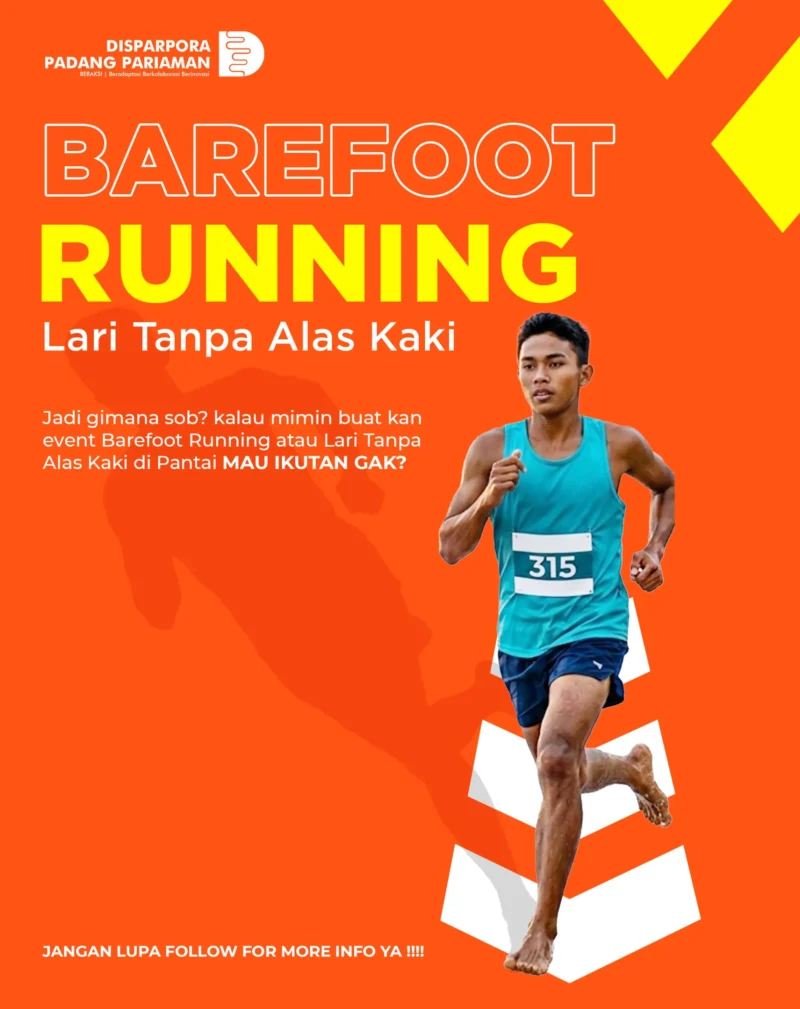 Padang Pariaman Barefoot Running 2026. (Foto: Diskominfo Padang Pariaman)
