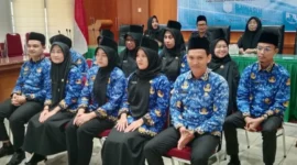 Bawaslu RI melantik CPNS melalui zoom meeting pada Selasa (19/5/2026). (Foto: Ist)