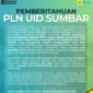 Pasokan listrik baru 70 Persen, pemadaman bergilir berpotensi terjadi. (Foto: PLN UID Sumbar)
