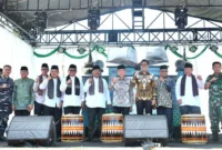 Wakil Wali Kota Padang, Maigus Nasir membuka MTQN ke-42 tingkat Kecamatan Padang Selatan di halaman SDN 31 Teluk Bayur, Kelurahan Rawang, Sabtu (30/5/2026). (Foto: Pemko Padang)