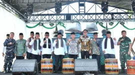 Wakil Wali Kota Padang, Maigus Nasir membuka MTQN ke-42 tingkat Kecamatan Padang Selatan di halaman SDN 31 Teluk Bayur, Kelurahan Rawang, Sabtu (30/5/2026). (Foto: Pemko Padang)