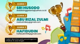 Kemenag menetapkan tiga pemenang terbaik dalam Lomba Cipta Lagu dan MTQ Tingkat Nasional ke-31. (Foto: Kemenag)