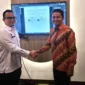 Kepala Diskominfo Kota Padang, Tommy TRD dan Kepala BSrE, Jonathan Gerhard Tarigan usai penandatanganan perpanjangan PKS di Kantor BSrE, Jakarta Selatan, Kamis (21/5/2026). (Foto: Diskominfo Padang)