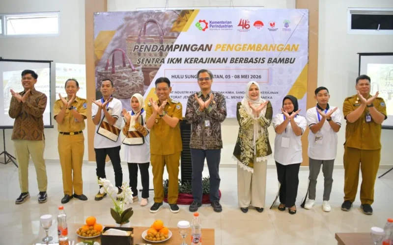 Pendampingan sentra IKM berbasis kerajinan bambu