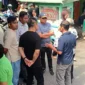 Camat Padang Barat Diko Riva Utama, Kepala Disdag Padang Fizlan Setiawan dan Anggota Komisi I DPRD Padang Iswanto Kwara saat peninjauan lapangan di kawasan Pasar Tanah Kongsi, Sabtu (30/5/2026). (Foto: Ist)