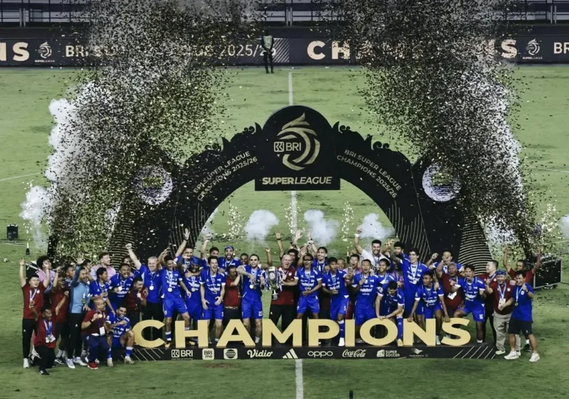 Persib Bandung juara BRI Super League musim 2025/2026. (Foto: IG Persib Bandung)