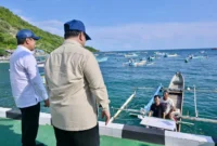 Presiden Prabowo Tinjau Kampung Nelayan Merah Putih di Gorontalo, Sabtu (9/5/2025). (Foto: Setkab RI)