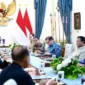 Presiden Prabowo Subianto menerima sejumlah tokoh ekonomi nasional di Kompleks Istana Kepresidenan, Jakarta, Jumat (22/5/2026). (Foto: BPMI Setpres)