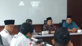 Direktur Penerangan Agama Islam, Muchlis M. Hanafi saat pada Apresiasi Mitra Program Dai Wilayah 3T di Kementerian Agama, Jakarta, Rabu (13/5/2026). (Foto: Kemenag)