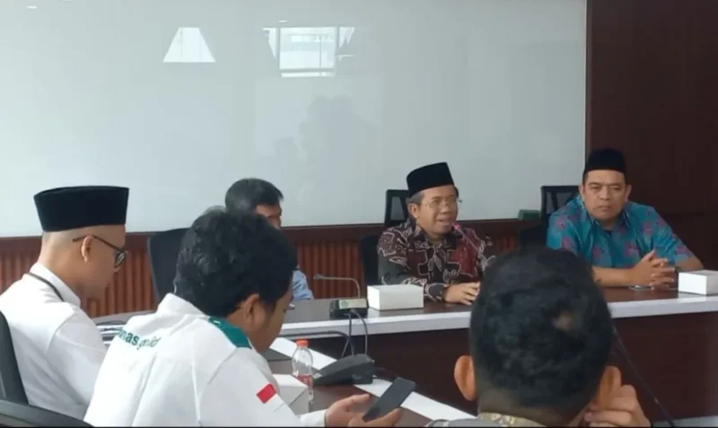 Direktur Penerangan Agama Islam, Muchlis M. Hanafi saat pada Apresiasi Mitra Program Dai Wilayah 3T di Kementerian Agama, Jakarta, Rabu (13/5/2026). (Foto: Kemenag)