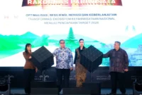 Pembukaan Rakornas Pariwisata 2026 di Balairung Soesilo Soedarman, Gedung Sapta Pesona, Jakarta pada Rabu (20/5/2026). (Foto: Kemenpar)