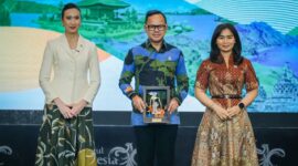 Rakornas Pariwisata 2026 yang berlangsung pada 20–21 Mei 2026 resmi ditutup di Balairung Soesilo Soedarman, Jakarta, Kamis (21/5/2026). (Foto: Kemenpar)