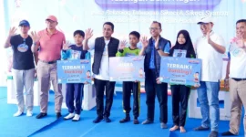 Wali Kota Solok Ramadhani Kirana Putra mengapresiasi Gebyar Hadiah Tabungan Bank Nagari bertema “Ranking 1”, Sabtu (9/5/2026). (Foto: Prokopim Kota Solok)