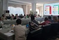 High Level Meeting (HLM) TPID Padang di Rumah Dinas Wali Kota Padang, Kamis (7/5/2026). (Foto: Diskominfo Padang)