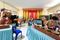 Siswa SMPN 7 Padang intensifkan berlatih jelang FLS3N Kota Padang 2026. (Foto: Diskominfo Padang)