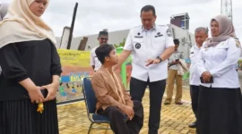 Wali Kota Pariaman, Yota Balad memberikan arahan kepada calon mahasiswa Saga Saja Plus, Rabu pagi (6/5/2026). (Foto: Diskominfo Pariaman)