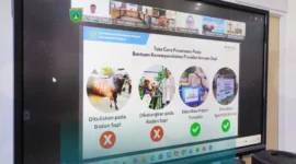 Pemko Padang Panjang menerima bantuan kemasyarakatan Presiden RI berupa satu ekor sapi kurban untuk Hari Raya Iduladha 1447 Hijriah. (Foto: Kominfo Padang Panjang)