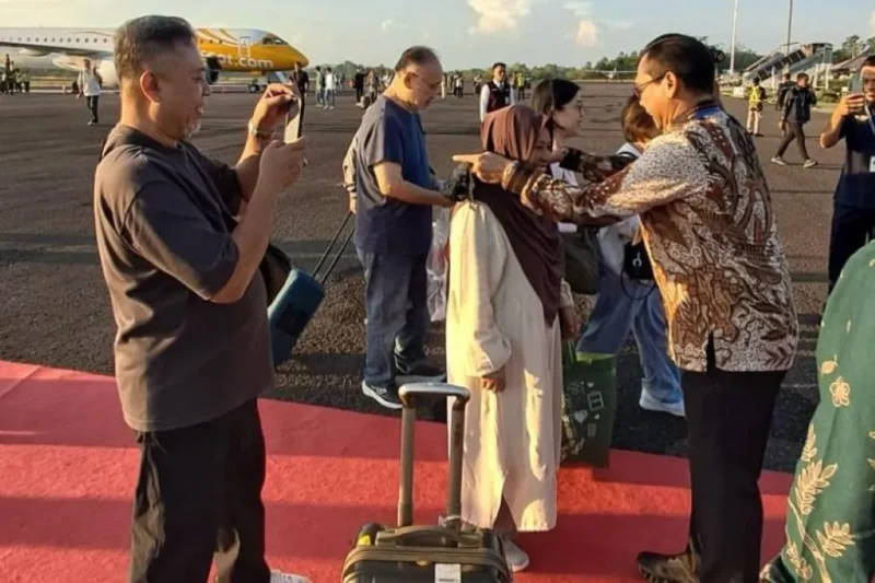 Maskapai Scoot resmi membuka rute penerbangan langsung Singapura–Tanjung Pandan, Belitung. (Foto: Kemenpar)