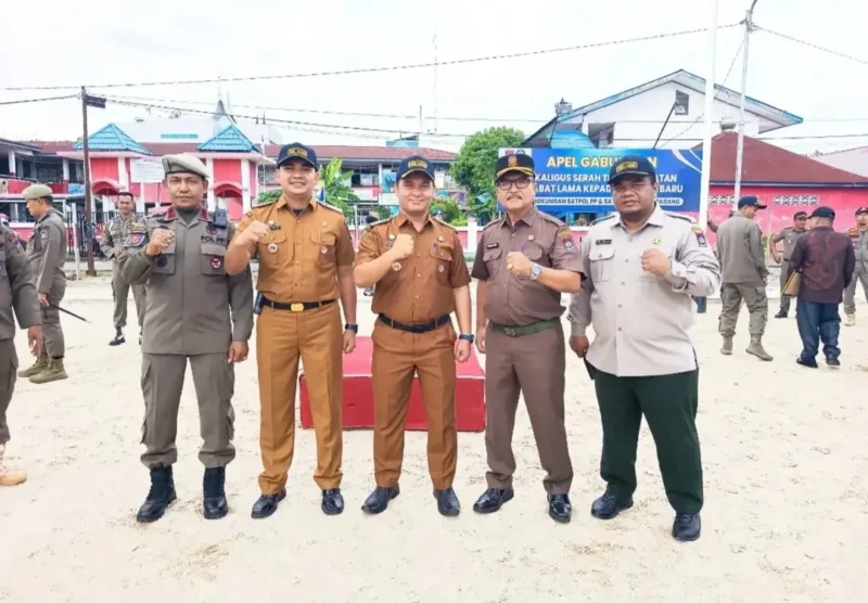Satpol PP Kota Padang menggelar sertijab pejabat lama dan baru di lingkungan Satpol PP Padang, Selasa (12/5/2026). (Foto: Humas Satpol PP Padang)