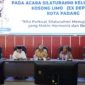 Wali Kota Padang, Fadly Amran saat kegiatan silaturrahmi Ikatan Keluarga Besar 05 (eks Departemen Penerangan) Kota Padang di Ruang Bagindo Aziz Chan, Balai Kota Padang, Aia Pacah, Minggu (3/5/2026). (Foto: Prokopim Padang)