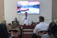 Kepala Dinas PKP Payakumbuh, Marta Minanda saat membuka sosialisasi BSPS di Aula Pertemuan Dinas PKP Payakumbuh, Rabu (13/5/2026). (Foto: MC Payakumbuh)
