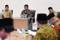 Temu Konsultasi dan Sinkronisasi Kebijakan Pengelolaan ZIS-DSKL di Aula Baznas RI, Jakarta Timur, Kamis (7/5/2026). (Foto: Kemenag)