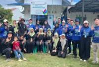 Tim juri Padang Rancak Award 2026 saat melakukan penilaian di Bank Sampah Ampang Saiyo pada Sabtu (2/5/2026). (Foto: Diskominfo Padang)