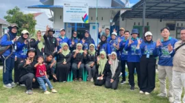 Tim juri Padang Rancak Award 2026 saat melakukan penilaian di Bank Sampah Ampang Saiyo pada Sabtu (2/5/2026). (Foto: Diskominfo Padang)