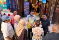 Wali Kota Padang, Fadly Amran bersama jajaran terkait menghadiri Ubud Food Festival 2026 di Taman Kuliner Ubud, Bali. (Foto: Ist)