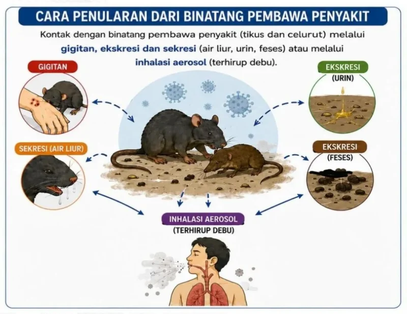 Kemenkes RI terus meningkatkan kewaspadaan terhadap penyakit virus Hanta. (Foto: Kemenkes)