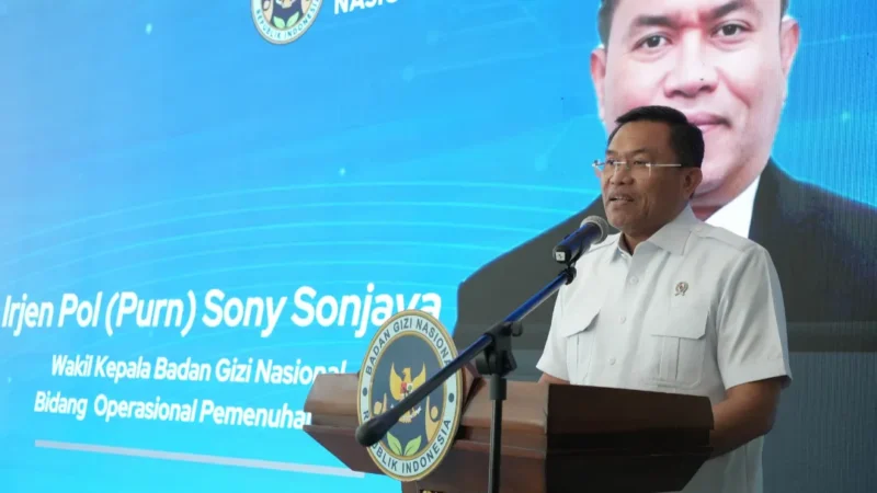Wakil Kepala BGN Bidang Operasional Pemenuhan Gizi, Sony Sonjaya. (Foto: Biro Hukum dan Humas BGN)