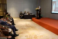 Wakil Menteri Perdagangan RI Dyah Roro Esti Widya Putri pada Forum Bisnis Indonesia–Tiongkok di Hotel Intercontinental Jing’an, Shanghai, Selasa (19/5). (Foto: Kemendag)