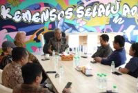 Wakil Menteri Sosial Agus Jabo Priyono di kantor Jakarta Pusat, Kamis (21/5/2026). (Foto: Kemensos)