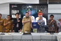 Wali Kota Padang Fadly Amran menggelar pertemuan dengan jajaran pimpinan ITP di Gedung Putih Rumah Dinas Wali Kota Padang, Selasa (19/5/2026). (Foto: Pemko Padang)