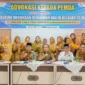 Wali Kota Solok  Ramadhani menyampaikan arahan kepada kepala sekolah SD dan SMP negeri maupun swasta di Aula Dinas Pendidikan Kota Solok, Senin (18/5/2026). (Foto: Prokopim Solok)