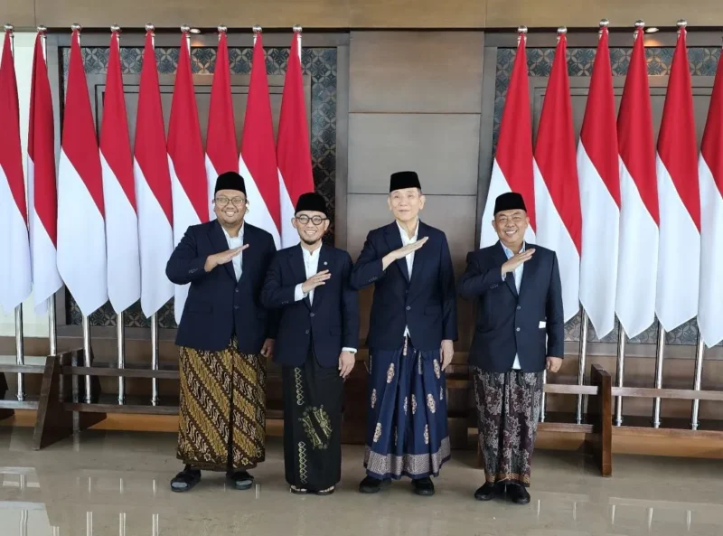 Wamenhaj Dahnil Anzar Simanjuntak bertolak menuju Arab Saudi melalui Bandara Internasional Soekarno-Hatta, Tangerang, Senin (18/5/2026). (Foto: Kemenhaj)