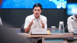 Wamenkes Dante Saksono Harbuwono dalam konferensi pers di ruang dr. J. Leimena Kemenkes Jakarta, Kamis (7/5). (Foto: Kemenkes)