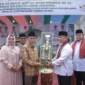 Wakil Wali Kota Padang Maigus Nasir membuka MTQN ke-42 tingkat Kecamatan Lubuk Begalung di samping Kantor Lurah Pampangan Nan XX, Sabtu (16/5/2026). (Foto: Diskominfo Padang)