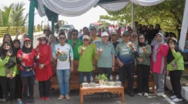 Wakil Wali Kota Padang Maigus Nasir menghadiri kegiatan Reses III Anggota DPRD Padang Yosrizal Effendi di Jalan Samudera, Minggu (3/5/2026). (Foto: Prokopim Padang)