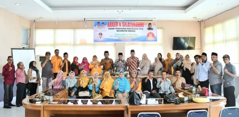 Wakil Wali Kota Padang, Maigus Nasir saat membuka  Raker dan Silaturahmi FPK Kecamatan Kuranji di Aula Kantor Camat Kuranji, Sabtu (9/5/2026). (Foto: Prokopim Padang)