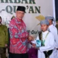 Wakil Wali Kota Payakumbuh Elzadaswarman saat menghadiri Wisuda Akbar Tahfidz Al Quran ke-VI Perguruan Islam Darussalam di Kelurahan Taratak Padang Kampuang, Minggu (17/5/2026). (Foto: MC Payakumbuh)