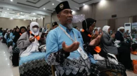 55 persen jemaah haji indonesia sudah pulang ke Tanah Air. (Foto: Kemenhaj)