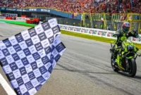 Pebalap SuperFile Trackhouse MotoGP Team Ai Ogura meraih kemenangan perdana pada MotoGP Belanda 2026 di Sirkuit Assen, Minggu (28/6/2026). (Foto: motogp.com) 